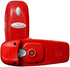 Hystrada Electric Can Opener - No Sharp Edge Handheld Can Opener - Battery Operated Can Opener - Easy One-Touch Operation Can Opener - Automatic Can Opener Works on All Types of Cans (Red)