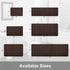 Memory Foam Soft Bath Mats - Non Slip Absorbent Bathroom Rugs Rubber Back Runner Mat for Kitchen Bathroom Floors 20" x 32", Coffee