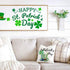AENEY St Patricks Day Pillow Covers 18x18 Set of 4 St Patricks Day Decorations for Home Gnome Shamrock Clover Lucky St Patricks Day Decorative Throw Pillows Farmhouse St Patricks Day Decor A349-18