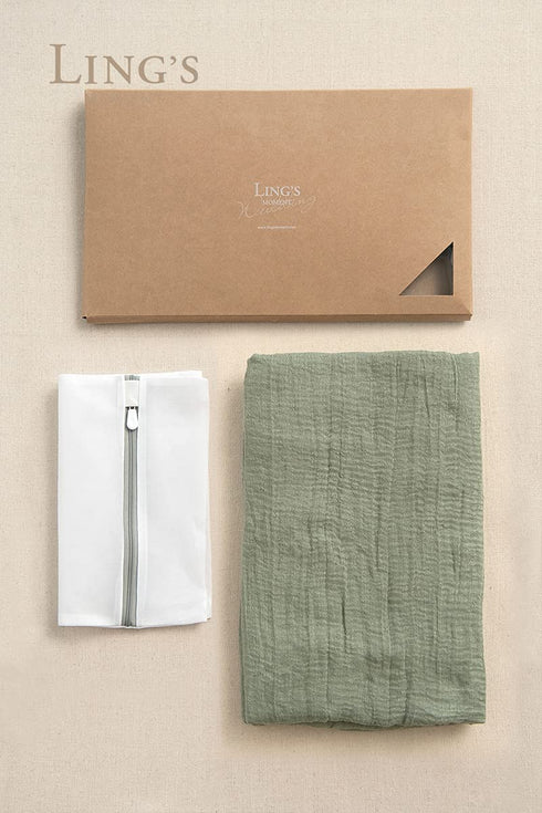 Ling's moment 10Ft x 35" Wide Smoke Green Gauze Semi-Sheer Table Runner Cheesecloth Tablecloth for Wedding Reception Bridal Shower Birthday Party Table Centerpieces Boho Wedding Decor