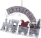 Kurt Adler Christmas Train Metal Ornament