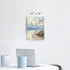 ARTISTIC PATH Abstract Wall Art Coastal Pictures: Blue Ocean Sand Seascape Painting Print on Canvas for Bedrooms (12" W x 16" H, Multi-Sized)