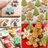 8 Pcs Large Christmas Cookie Cutters Set, Stainless Steel Biscuit Shape Molds for Christmas Tree,Snowflake, Stocking, Candy Cane