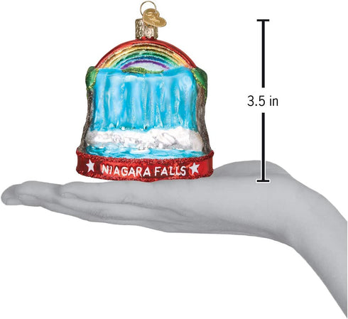 Old World Christmas Niagara Falls Glass Blown Ornaments for Christmas Tree