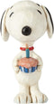 Enesco Peanuts by Jim Shore Snoopy Birthday Mini Figurine, 3 Inches, Multicolor