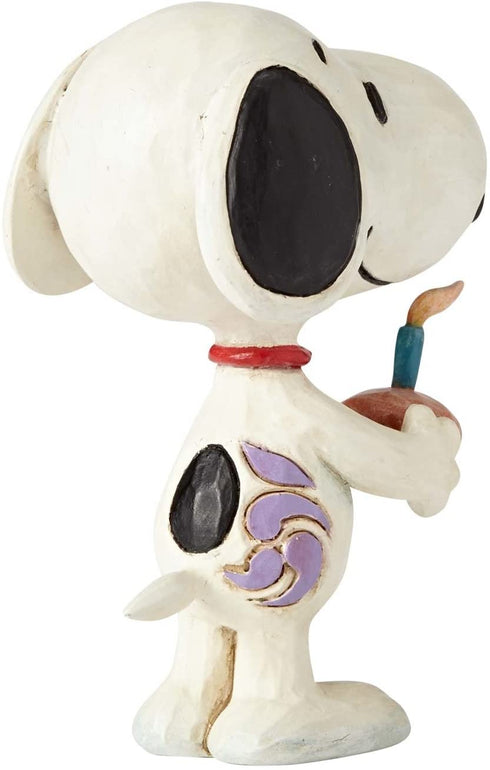 Enesco Peanuts by Jim Shore Snoopy Birthday Mini Figurine, 3 Inches, Multicolor