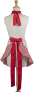 DII Kitchen Ruffled Holiday Apron, One Size, Joyeux Noel