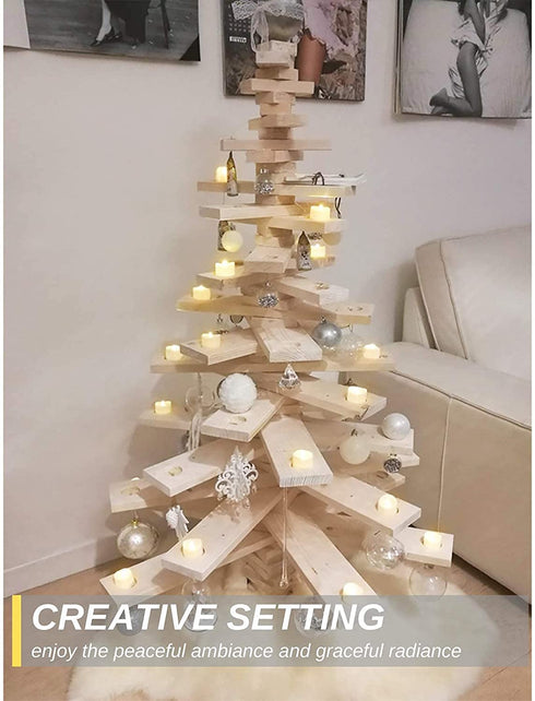Homemory Flameless Candles, LED Tea Lights with Remote and Timer, 6H/8HTimer, Long Lasting Battery Operated LED Candles, Ideal for Home Decor and Seasonal Celebration, Pack of 12