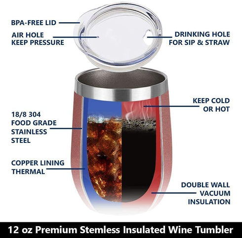 Retirement Gifts For Women 2022 - Retired Gifts For Women - Female Retirement Gifts - Coworker Leaving Gifts, Farewell Gifts, Goodbye Gift For Women, Colleagues, Coworkers, Friends - 12Oz Wine Tumbler