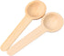 Mxfans 50x Kitchen Wooden Small Mini Spoons for Salt Condiment Coffee Honey