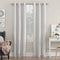 Sun Zero - 55749 Bardot Dupioni Faux Silk 100% Blackout Grommet Curtain Panel, 40" x 84", Pearl
