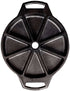Lodge BW8WP 8 Seasoned Cast Iron Wedge Pan, Black