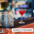 Bar Mat for Cocktail and Coffee Bar 6" x 12" Rubber Bar Service Spill Mat for Cocktail Bartender Coffee Bar or Countertop Mats Glass Drying Mat (Black Border - 12 x 18, 2)