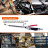 High Volume Powerful Air Blow Gun with Extensible Air Flow Nozzle, Pneumatic Air Compressor Accessories Blower Tool, Maximum Extended to 26 Inch Blower Gun with Anti-slip Rubber Coated Metal Handle