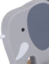 Hape Elephant Wooden Push and Pull Toddler Toy ,L: 5.7, W: 2.4, H: 4.5 inch