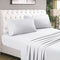HOMEIDEAS 4 Piece Bed Sheets Set (Queen, White), 1800 Bedding Soft Brushed Microfiber Luxury Sheets, Deep Pockets, Easy Care, Wrinkle & Fade Free