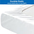 HOMEIDEAS 4 Piece Bed Sheets Set (Queen, White), 1800 Bedding Soft Brushed Microfiber Luxury Sheets, Deep Pockets, Easy Care, Wrinkle & Fade Free