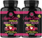 Angry Supplements Apple Cider Vinegar + Beet Root Capsules, Detox Pills, Nitric Oxide + Energy Booster (2-Bottles)