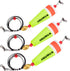 THKFISH Fishing Bobbers Fishing Floats Weighted Bobbers for Fishing Popping Cork Float Rig Rattle Popping Cork Weighted Popping Floats Saltwater Fishing Tackle 4PCS