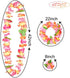 FUTUREPLUSX Hawaiian Leis, 48PCS Hawaiian Party Necklace Headbands and Wristbands for Hawaiian Luau Decoration Tropical themed Party