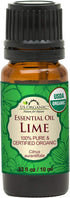 US Organic Lime Essential Oil - Certified Organic, Steam Distilled - W/ Euro droppers (More Size Variations Available) (10 ml / .33 fl oz)