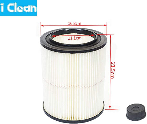 I clean Replacment Wet/Dry Vac Filter for Craftsman 17816 9-17816,Replacement Part fit 5/6/8/12/16/32 Gallon & Larger Vacuum Cleaner
