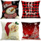 Emvency Set of 4 Throw Pillow Covers Christmas Snowman Let It Snow Red Black Buffalo Plaids Chair Decorative Pillow Cases Home Decor Square 20x20 Inches Pillowcases
