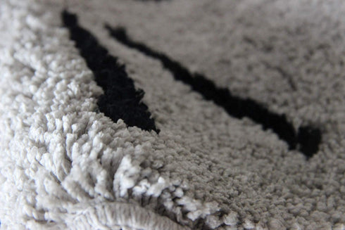 Cute Doormat for Kids - Microfiber Absorbent Bathroom Mats - Front Door Mat Carpet Floor Rug, Cat Shape