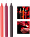 Norme Low Temperature Candles Valentine's Day Wax Candles Romantic Candles Long Thin Candles for Home Use (One Pack)