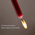 Norme Low Temperature Candles Valentine's Day Wax Candles Romantic Candles Long Thin Candles for Home Use (One Pack)