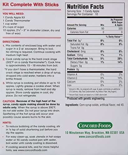 Concord Foods Candy Apple Kit, 5 oz