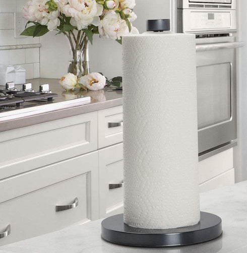 Kamenstein Perfect Tear Paper Towel Holder, 13-Inch, Gunmetal