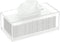 FEMELI Acrylic Tissue Box,Clear Facial Tissue Holder Case Dispenser Napkin Organizer for Bathroom Kitchen Bedroom Office
