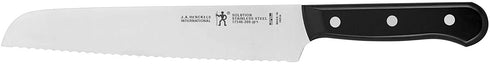 HENCKELS Solution Bread Knife, 8-inch, Black/Stainless Steel