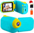 GKTZ Kids Camera for Boys, Digital Video Camcorder Children Camera Birthday Gift Toys for Boys and Girls Age 3 4 5 6 7 8 9, Toddler Boys Camera with 32GB SD Card - Light Blue