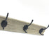 Wall Mounted Coat Rack,Sageme Wooden Entryway Vintage Rustic Coat Rack Hat Hanger Rack Zinc die-cast 4-Hook Rail for The Entryway, Bathroom, Bedroom, Kitchen, Mudroom Pinewood Alloy 4-Hook