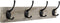 Wall Mounted Coat Rack,Sageme Wooden Entryway Vintage Rustic Coat Rack Hat Hanger Rack Zinc die-cast 4-Hook Rail for The Entryway, Bathroom, Bedroom, Kitchen, Mudroom Pinewood Alloy 4-Hook