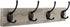 Wall Mounted Coat Rack,Sageme Wooden Entryway Vintage Rustic Coat Rack Hat Hanger Rack Zinc die-cast 4-Hook Rail for The Entryway, Bathroom, Bedroom, Kitchen, Mudroom Pinewood Alloy 4-Hook