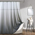 Haizhidian Extra Long Cloth Fabric Shower Curtain, 72x78 Heavy Duty Shower Curtain, No Chemical Odor and Machine Washable, Perfect for Showers & Bathtubs(Gray and White, 72"x78")