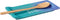 DEI Ceramic Spoon Rest, 8.74 x 3.86 x 1.06, Blue/Green