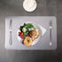 Rolin Roly 8PCS Plastic Placemats Clear Placemat Washable Non-Slip Heat Resistant Table Mats for Dining Translucent Kitchen Wipeable Pastry Mat