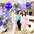 Big, Silver Disco Ball Balloons - 22 Inch, Pack of 6 | 4D Sphere Round Metallic Disco Balloons for Disco Party Decorations | Disco Ball Decorations for Bachelorette Party Decorations, 70s Theme Party