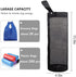 Plastic Bag Holder 2 Packs Mesh Hanging Storage Dispensers (Black 2 Packs)