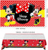 Mickey Minnie Mouse Themed Backdrop and Tablecloth Party Supplies Disney Cartoon Colorful Dots Photography Background Happy Birthday Banner Decorations