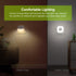 AUVON Plug-in LED Motion Sensor Night Light, Mini Warm White LED Nightlight with Dusk to Dawn Motion Sensor, Adjustable Brightness for Bedroom, Bathroom, Kitchen, Hallway, Stairs (4 Pack)