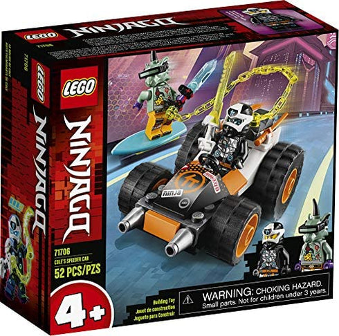 LEGO NINJAGO Cole’s Speeder Car 71706 Ninja Car Building Kit (52 Pieces)
