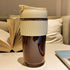 Leak Proof Glass Travel Coffee Mug with Lid and Straw, 18oz/540ml, 2 Ways Drinking Reusable Water Bottle with Silicone Sleeve, BPA Free, Microwave Safe, Durable (Coal Black)