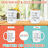 Mom Coffee Mug 15 Oz White, It's Fine Everything Is Fine Funny Sarcasm Saying