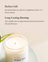 Mia's Co White Tea Scented Candle, Handmade with Natural Soy Wax and Cotton Wicks, 7.5 oz Minimalist Candle for Home, Long Lasting Burning for Stress Relief, Candle Gift for Women