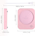 Coffee Mug Warmer, VOBAGA 4 Hours Auto Shut-Off Coffee Warmer Plate for Office Home Desk Use with 3 Temperature Settings, Electric Cup Warmer for Cocoa,Tea, Milk, Water, Pink (No Cup)